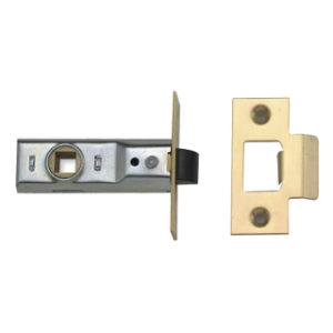 65mm REBATED MORTICE LATCH ELECTRO-BRASS