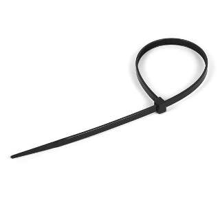 PK.10 4.8 x 200mm BLACK CABLE TIES
