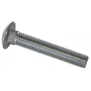 PK.6 M6 x 30mm CUP SQU.BOLTS A2 STAINLESS STEEL