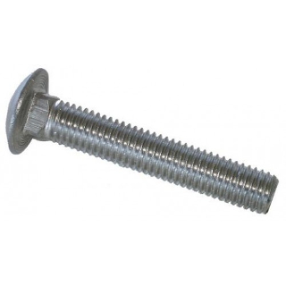 PK 2 M10 x 50mm CUP SQU BOLTS A2 STAINLESS STEEL