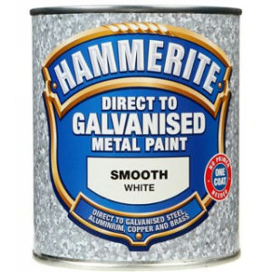 750ml WHITE DIRECT TO GALV HAMMERITE