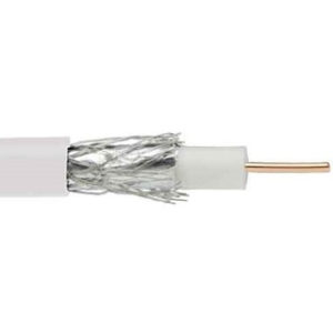 WHITE COAXIAL CABLE
