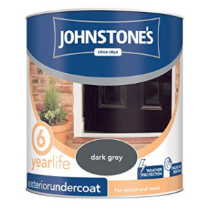 750ml DARK GREY EXTERIOR UNDERCOAT JOHNSTONE'S PAINT