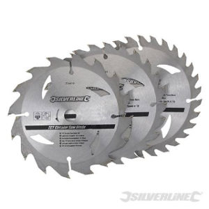 Pk. 3 135mm x 12.7-10mm RINGS CIRCULAR SAW BLADES