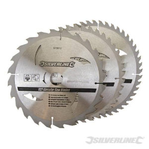 Pk. 3 235mm x 30-25, 16mm RINGS CIRCULAR SAW BLADES