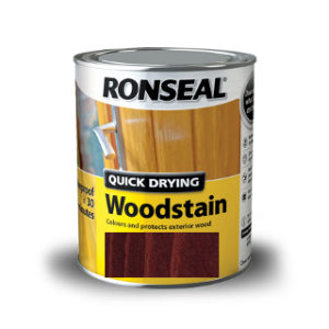 250ml ROSEWOOD SATIN QUICK DRY WOODSTAIN RONSEAL
