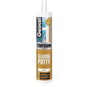 WHITE GLAZING PUTTY CARTRIDGE TOPGUN