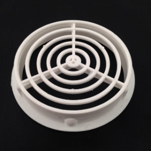WHITE PUSH-IN ROUND SOFFIT VENT