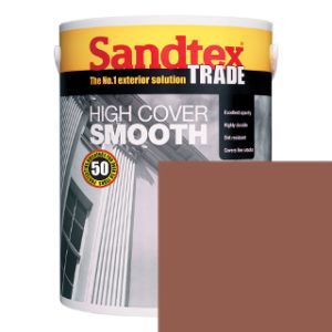 5L ETRUSCAN RED SMOOTH MASONRY PAINT SANDTEX