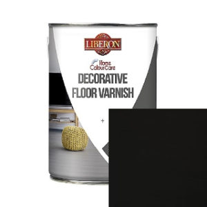 2.5L INDUSTRIAL BLACK LACQUERED GLOSS FLOOR VARNISH