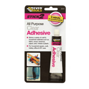 30ml ALL PURPOSE CLEAR ADHESIVE